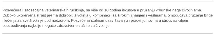 licni profil primer u cv-ju veterinara licni profil primer u cv-ju veterinara