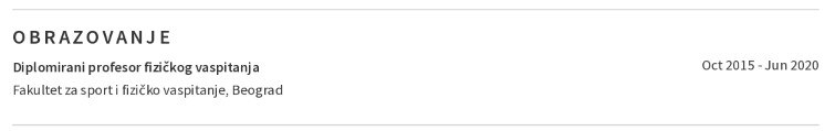 obrazovanje u cv-ju profesora obrazovanje u cv-ju profesora